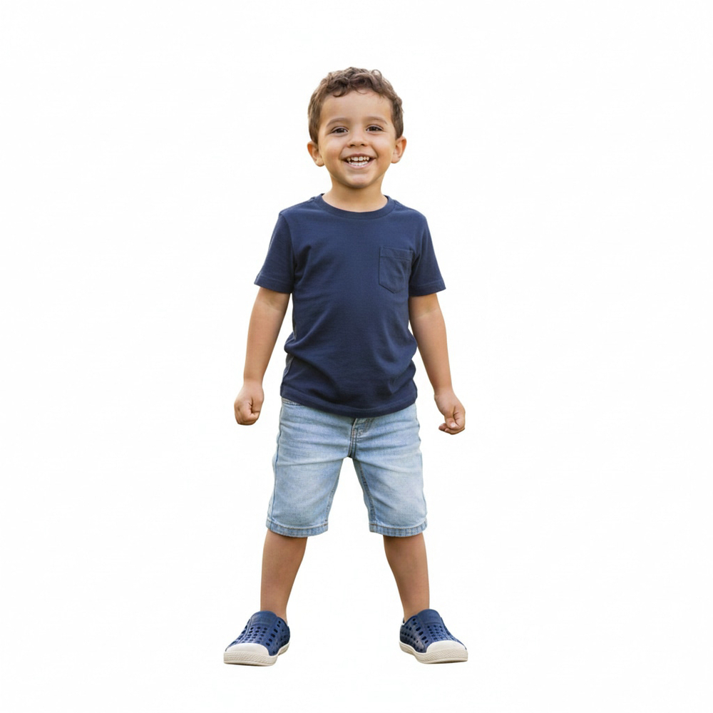 Native Jefferson Navy Blue Slip On Shoes Toddler C5